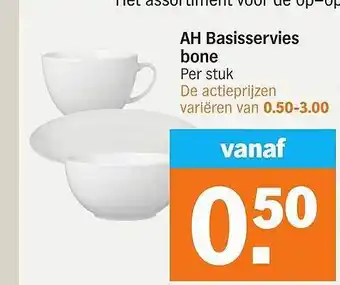 Albert Heijn Ah basisservies aanbieding