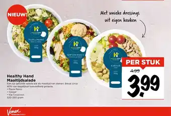 Vomar Voordeelmarkt Healthy Hand Maaltijdsalade per stuk aanbieding