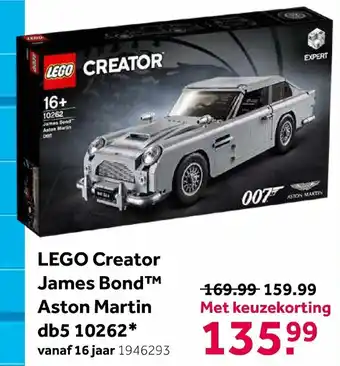 Intertoys LEGO CREATOR James Bond Aston Martin db5 10262 aanbieding