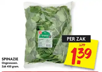 Dekamarkt Spinazie 450g aanbieding