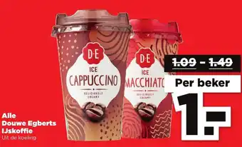 PLUS Douwe Egberts Ijskoffie aanbieding