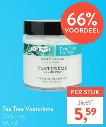 Holland & Barrett Tea Tree Voetcrème 120ml aanbieding