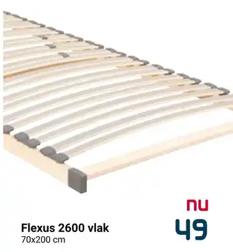 Beddenreus Flexus 2600 vlak aanbieding