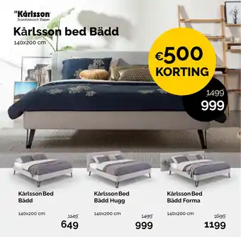 Beter Bed Kårlsson bed Bädd aanbieding