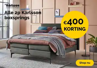 Beter Bed Alle 2p Kårlsson boxsprings aanbieding