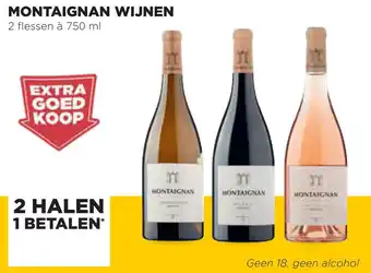 Jumbo Montaignan wijnen aanbieding