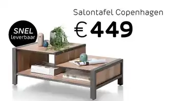 Henders & Hazel Salontafel Copenhagen aanbieding