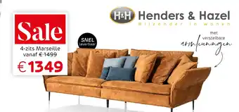 Henders & Hazel 4-zits Marseille aanbieding