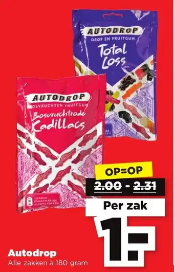 PLUS Autodrop 180g aanbieding