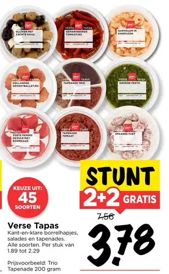 Vomar Voordeelmarkt Verse Tapas aanbieding