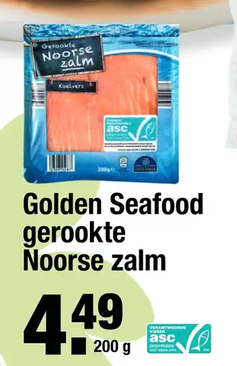 ALDI Golden Seafood gerookte Noorse zalm 200g aanbieding