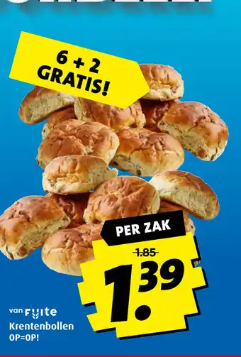 Boni Krentenbollen per zak aanbieding