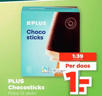 PLUS Plus chocosticks aanbieding