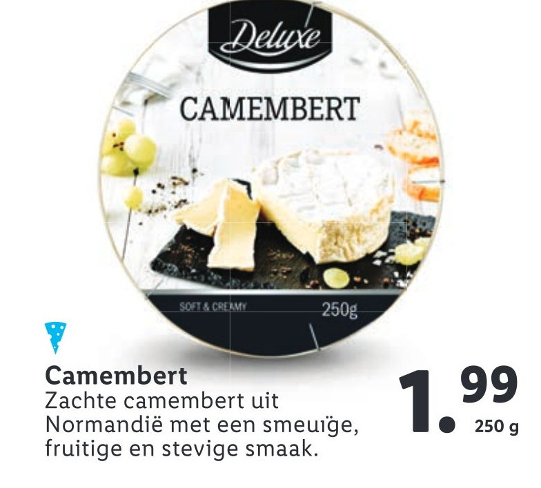 Camembert 250g aanbieding bij Lidl