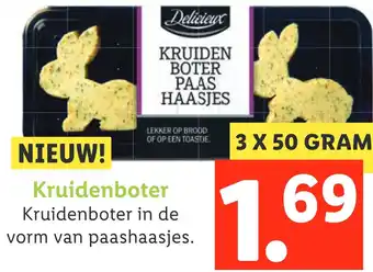 Lidl Kruidenboter 50g aanbieding