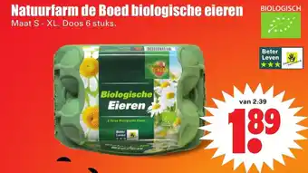 Dirk Natuurfarm de Boed biologische eieren S-XL aanbieding