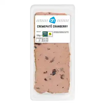 Albert Heijn AH Cremepate cranberry aanbieding