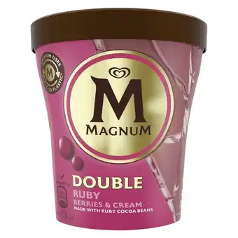 Albert Heijn Magnum Double ruby berries & cream aanbieding