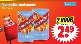 Dirk Danerolles croissants 2 st aanbieding