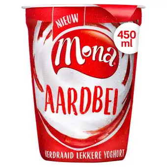 Jumbo Mona Verdraaid Lekkere Yoghurt Aardbei 1 x 450g aanbieding