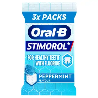 Jumbo Stimorol Kauwgom Oral-B Peppermint 51g aanbieding