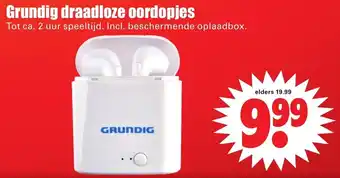 Dirk Grundig draadloze oordopjes aanbieding