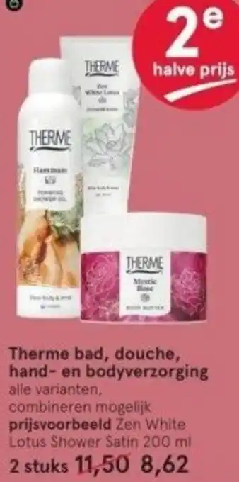 Etos Therme bad, douche, hand- en bodyverzorging 200 ml aanbieding