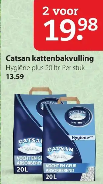 Pets Place Catsan Kattenbakvulling 20L aanbieding