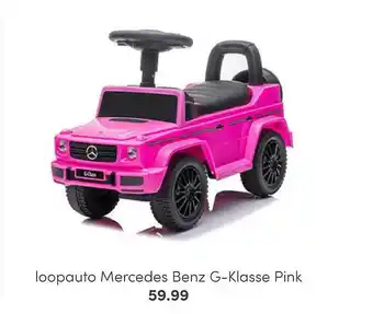 Baby & Tiener Loopauto mercedes benz g-klasse pink aanbieding