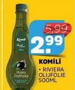 Sahan Supermarkten Komili riviera olijfolie 500ml aanbieding