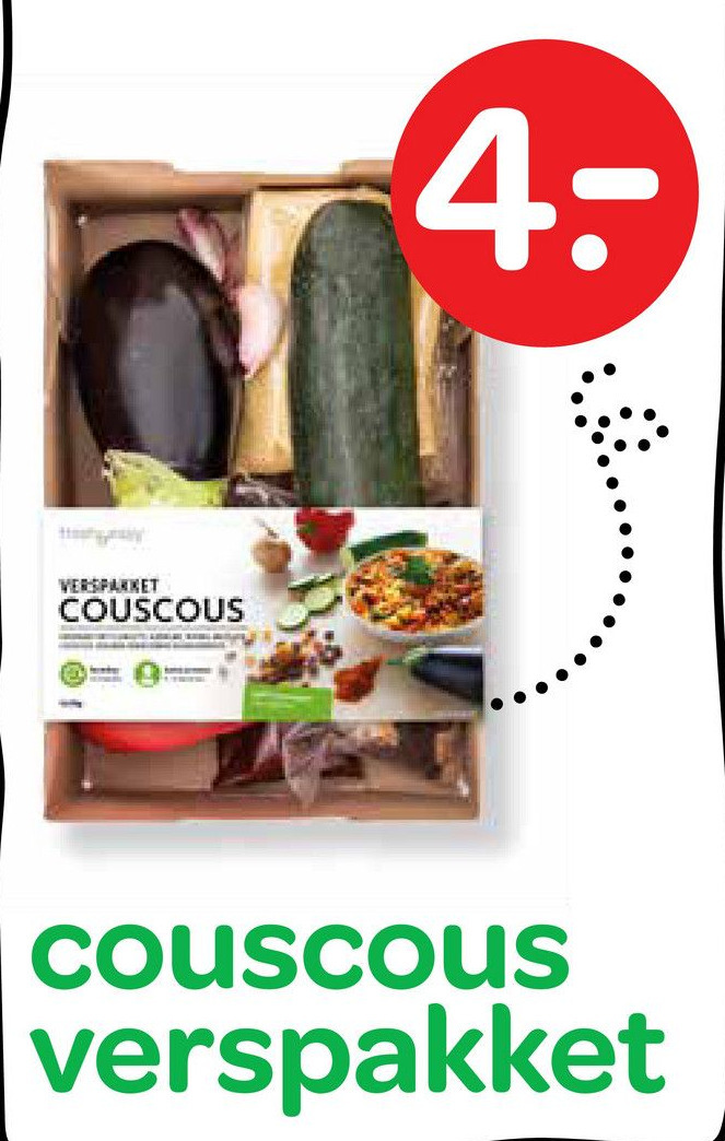 Couscous verspakket aanbieding bij Spar
