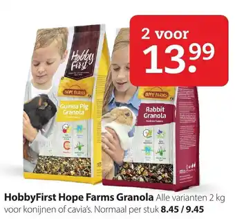 Pets Place HobbyFirst Hope Farms Granola 2kg aanbieding