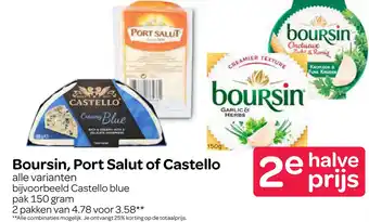 Spar Boursin, Port Salut of Castello aanbieding