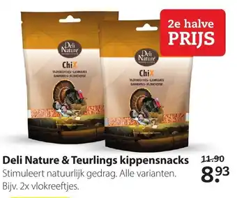 Pets Place Deli Nature & Teurlings Kippensnacks aanbieding