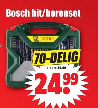 Dirk Bosch bit/borenset aanbieding