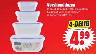 Dirk Vershouddozen 4 st aanbieding