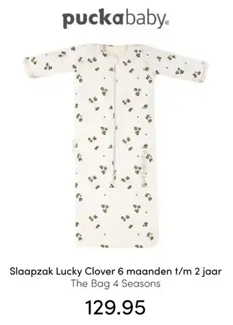 Baby & Tiener Slaapzak lucky clover 6 maanden t/m 2 jaar the bag 4 seasons aanbieding