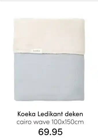 Baby & Tiener Koeka ledikant deken cairo wave 100x150cm aanbieding