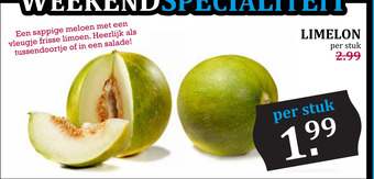 Boon`s Markt Limelon aanbieding