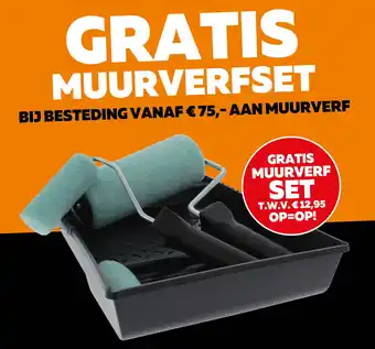 De voordeelmarkt Bij besteding vanaf € 75,- aan muurverf aanbieding