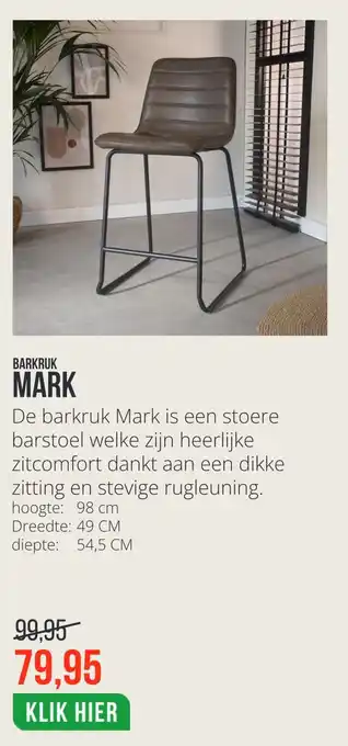 Dimehouse Barkruk mark aanbieding