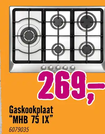 Hornbach Gaskookplaat "mhb 75 ix" 6079035 aanbieding