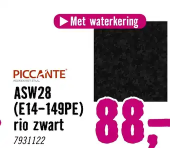 Hornbach Asw28 (e14-149pe) rio zwart 7931122 aanbieding