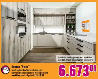 Hornbach Keuken "siena" aanbieding