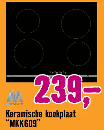 Hornbach Keramische kookplaat "mkk609" aanbieding