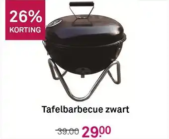 Karwei Tafelbarbecue zwart aanbieding