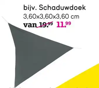 Leen Bakker Schaduwdoek aanbieding