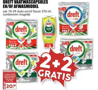 MCD Supermarkt Dreft vaatwascapsules en/of afwasmiddel aanbieding