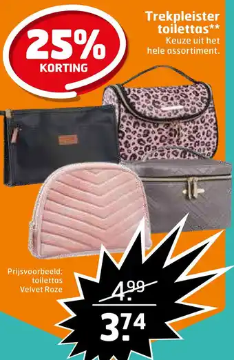 Trekpleister Trekpleister toilettas** aanbieding