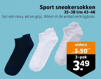 Trekpleister Sport sneakersokken aanbieding